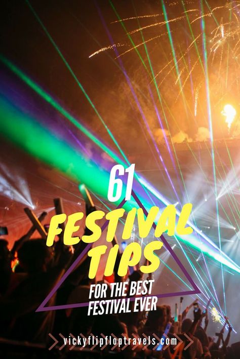 The Best Festival Tips and Advice from 17 years of festivals #festival #glasto #sziget #festivaltips Rave Hacks, Festival Packing, Festival Packing List, Festival Tips, Festival Planning, Festival Food, Food Advice, Festival Guide, Electric Forest