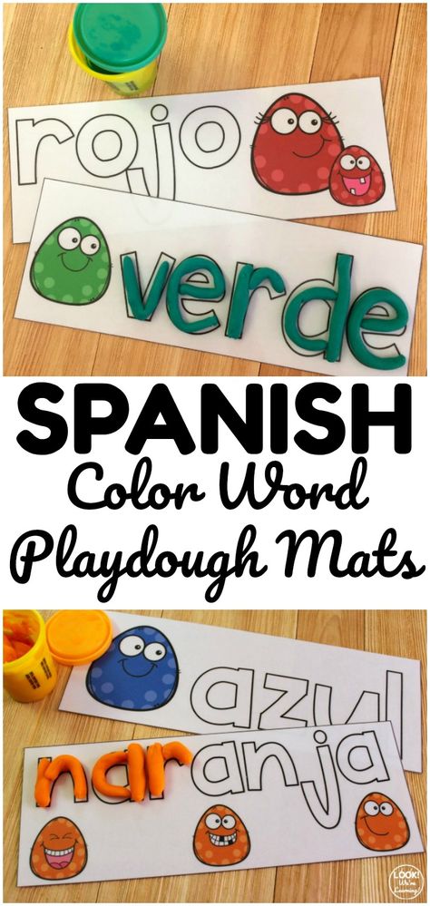 Montessori Spanish Lessons, Spanish Games For Preschool, Bilingual Preschool Curriculum, Prek Spanish Activities, Bilingual Preschool Activities, Spanish Curriculum For Preschool, Spanish Crafts For Kids, Spanish Preschool Activities, Spanish Kindergarten