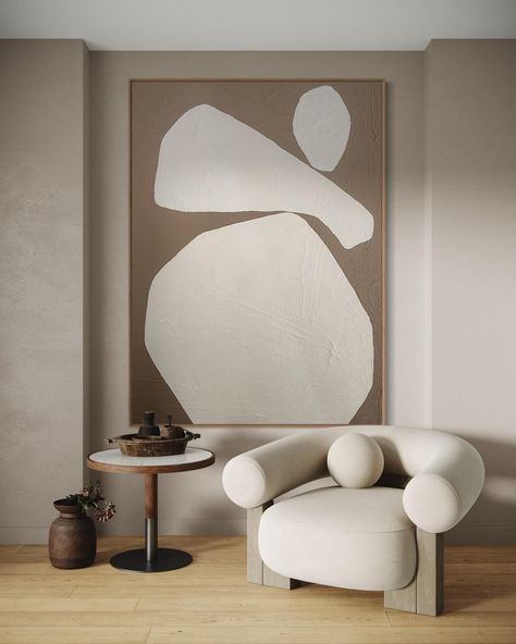 From abstract paintings to geometrical sculptures, mid-century modern art has a lot to add to your home. Art from the mid-century modern period was unlike anything most people had seen before. The abstraction, simplicity and striking colors like brown and beige were a refreshing take on art for the home. All my paintings are made with non-toxic oil and acrylic paint and highest grade cotton canvas. The end result are paintings that tolerate increased humidity, are free from odor, and do NOT fade Art Above Sofa, Beige Painting, Textured Abstract Painting, Mid Century Minimalist, Sofa Wall, Orange Grove, Painting Minimalist, Brown Painting, Simple Wall Art