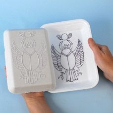 craftprojectideas.com - Egyptian Inspired Plaster Tile Relief ... I might have to try.. because I have no clay & no kiln! Plaster Relief, Craft Project Ideas, Classe D'art, Sculpture Lessons, 6th Grade Art, Egyptian Inspired, 5th Grade Art, Art Lessons Elementary, School Art Projects