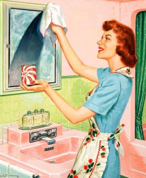 This 1955 ‘Good House Wife’s Guide’ Explains How Wives Should Treat Their Husbands | 12 Tomatoes The Good Wife's Guide, Woman Cleaning, 1950s Aesthetic, 50s House, 50s Housewife, 50s Aesthetic, 1950s Housewife, Vintage Housewife, Aesthetic Posters