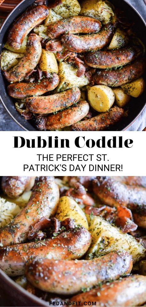 Dublin Coddle Dublin Coddle Recipe, Coddle Recipe, Irish Sausage, Dublin Coddle, Healthy Recipes Meal Prep, Sausage Potato, Fed And Fit, Irish Dishes, Potato Stew