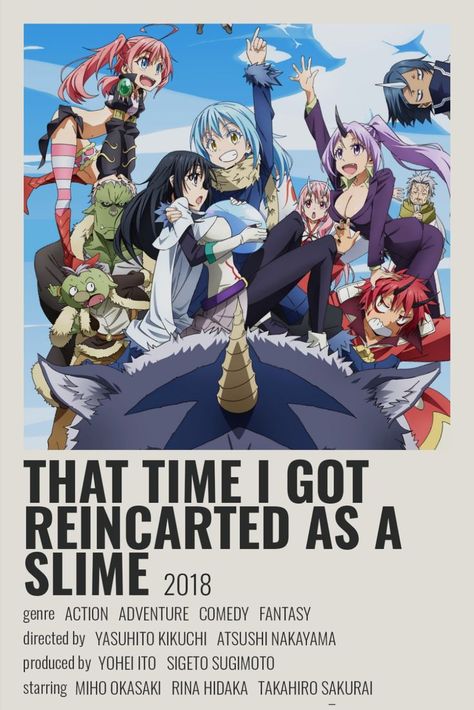 that time i got reincarnated as a slime minimalist anime poster Minimalist Anime Poster, Ken Anime, Minimalist Anime, Genos Wallpaper, Anime Suggestions, Anime List, Film Posters Minimalist, Hxh Characters, Poster Anime