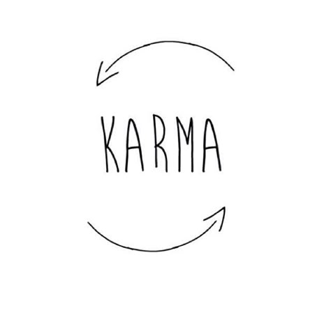 Karma Pictures, Meaning Full Tattoos, Tattoo Karma, Karma Tattoo, Sharpie Tattoos, Gold Tattoo, Simple Tattoo Designs, Instagram Graphics, Cute Little Tattoos