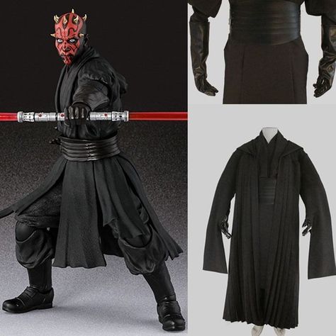 Star Wars Sith Dark Lord Darth Maul Cosplay Costume Tunic Outfit Suit Full Sets | Clothing, Shoes & Accessories, Costumes, Reenactment, Theater, Costumes | eBay! Sith Lord Costume, Darth Maul Cosplay, Darth Maul Costume, Suit Gloves, Dark Maul, Men's Costumes, Decoupage Images, Tunic Outfit, Outfit Suit