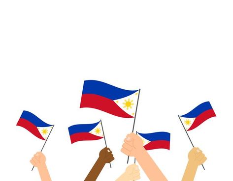 Vector illustration hands holding Philippines flags on white background Drawing In Circle, Independance Day, Beauty Culture, Hands Holding, Social Commentary, Visual Communication, The Philippines, Realism, Philippines