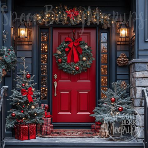 Christmas front door ideas