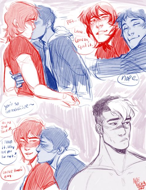 Keith X Lance, Lance Voltron, Klance Fanart, Voltron Funny, Klance Comics, Keith Kogane, Voltron Comics, Form Voltron, Steven Universe Comic