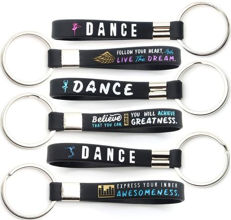 Dance Team Gifts, Dance Coach, Ballet Party, Dance Themes, Dance Ideas, Giveaway Gifts, Dance Gifts, Rubber Bracelets, Dance Team