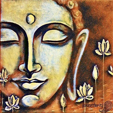 Buddha Peace, Buddha Drawing, Buddha Painting Canvas, Watercolor Art Face, Buddha Canvas, Buddha Art Drawing, Buddha Artwork, Buddha Art Painting, Buddha Wall Art