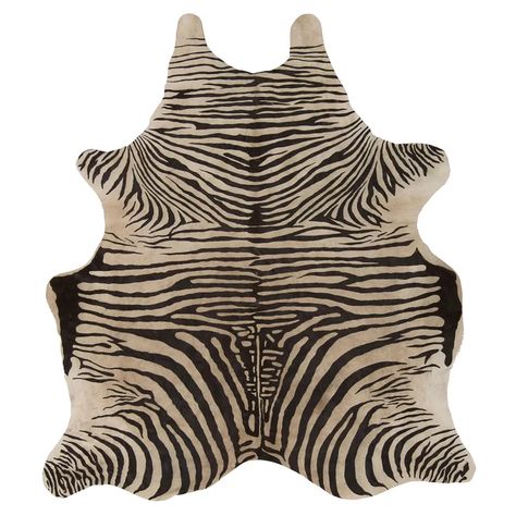 World Menagerie Nath Hand-Woven Black Area Rug & Reviews | Wayfair Zebra Print Rug, Zebra Hide, Flatweave Rugs, Brindle Cowhide, Novelty Rugs, Tufted Rugs, Free Shapes, Hide Rug, Indoor Rug