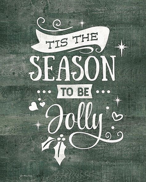 Tis The Season To Be Jolly, Rugs Kitchen, Farmhouse Christmas, Tis The Season, Holiday Spirit, Holiday Cheer, Chalkboard Quote Art, Gallery Wrap Canvas, Wrapped Canvas