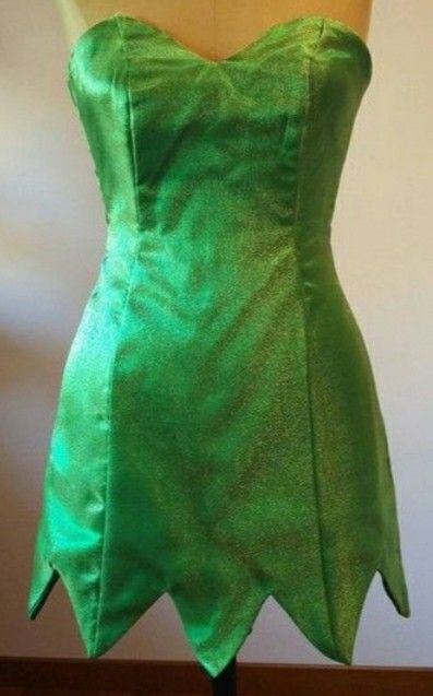 Diy Tinkerbell Costume, Tinkerbell Halloween Costume, Tinkerbell Dress, Tinkerbell Costume, Tinker Bell Costume, Costume Disney, Woman Costume, Frozen Costume, Diy Costume