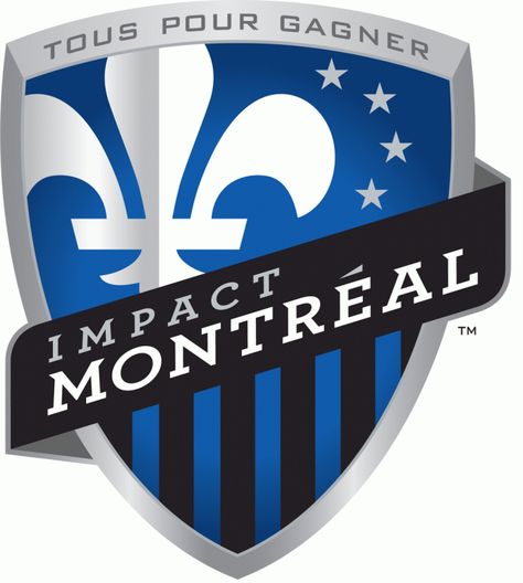 Montreal Impact New Orleans Saints Logo, Montreal Impact, Real Salt Lake, Atlanta United Fc, Soccer Teams, Mls Soccer, Dc United, Columbus Crew, New England Revolution