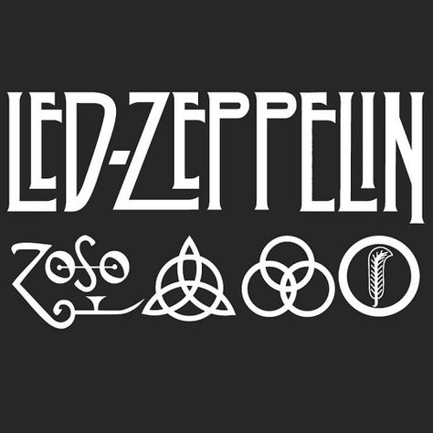 La inspiración de Tolkien en la música: Led Zepellin Led Zeppelin Symbols, Led Zeppelin Logo, Led Zeppelin Poster, Led Zeppelin Iv, Band Wallpapers, Music Pics, The Friday, Music Artwork, Music Logo