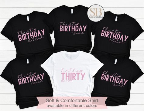 Birthday group shirts