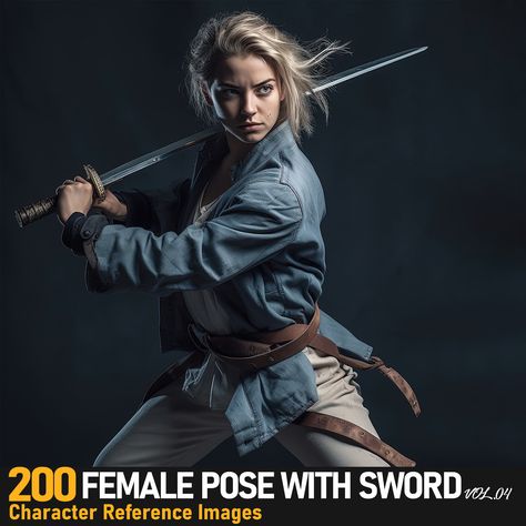 People Posing With Swords, Scimitar Pose, Longsword Pose, Two Swords Pose, Swordsman Reference, Dual Swords Pose, Rapier Pose, Warrior Pose Reference, Poses With Swords Reference