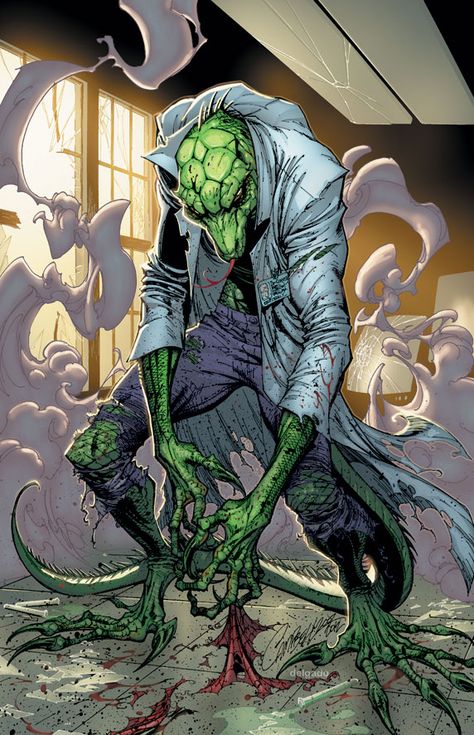 J Scott Campbell’s Lizard - Bleeding Cool Comic Book, Movies and TV News and Rumors - via http://bit.ly/epinner J Scott Campbell, Comic Villains, Scott Campbell, Comic Book Artwork, Marvel Villains, Amazing Spider Man, Marvel Comics Art, Super Villains, Comic Book Artists