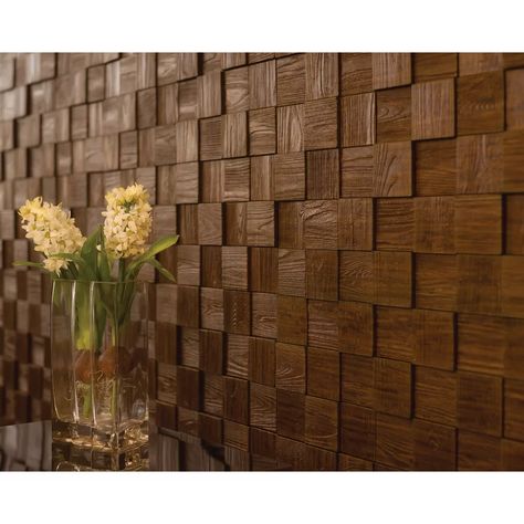 Alcott Hill® Wattsburg 24" x 24" Wall Paneling | Wayfair Pvc Wall Panels, Dimensional Wall, Reclaimed Wood Wall, Decorative Wall Panels, Brick Wallpaper, 3d Wall Panels, Pvc Wall, Wood Panel Walls, Decorative Panels