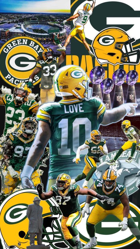 Created this as my husbands wallpaper then added my picture at the end 🩷 Packers Wallpaper, Green Bay Packers Art, Ohio State Vs Michigan, Green Bay Packers Wallpaper, Green Bay Packers Aaron Rodgers, Green Packers, Nfl Football 49ers, Green Bay Packers Logo, Nfl Football Pictures