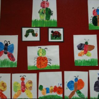 Eric Carle Art 2011 Eric Carle Art, Eric Carle Activities, Kindergarten Class, Eric Carle, Spring Art, Preschool Teacher, Pre School, School Art, Elementary Art