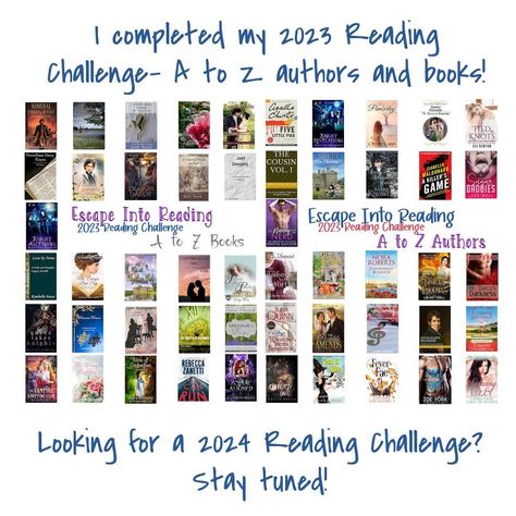 In 2023, I set a reading challenge. It was simple. An A to Z Challenge that was two fold. First, find 26 books whose title starts with the different letters of the alphabet. Second, find 26 books- one each whose author's first or last name starts with the different letters of the alphabet. On the 30th, I finished You Can Run by Rebecca Zanetti finishing up my challenge. So who is up for a 2024 challenge? A-z Book Challenge 2024, Alphabet Book Challenge, Alphabet Reading Challenge, 2024 Challenge, Letters Of The Alphabet, Book Challenge, Alphabet Book, Reading Challenge, Book Blogger