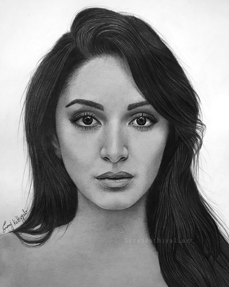 Kiara Advani Sketch Pencil, Kiara Advani Sketch, Bollywood Celebrity Drawings Pencil, Actress Sketch Pencil Drawings, Indian Celebrity Portraits Drawing, Bollywood Sketch, Celebrity Sketch, Actress Sketch, Iron Man Drawing