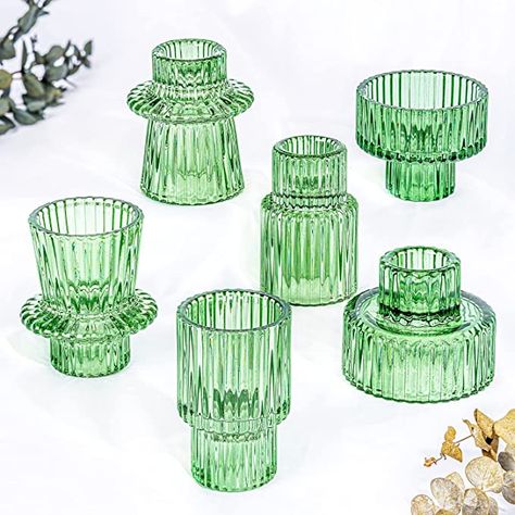 Amazon.com: Marycele Candle Holder, Candlesticks Holders, Taper Candle Holders for Candle Sticks, Candle Stick Holder Set of 6, Glass Votive Candle Holders for Table Decor, Green Wedding Centerpieces for Tables : Home & Kitchen Acrylic Candle Holder, Green Wedding Centerpieces, Stick Candle Holder, Glass Taper Candle Holders, Gold Votive Candles, Green Candle Holders, Centerpieces For Tables, Candle Table Decorations, Candle Stick Holder