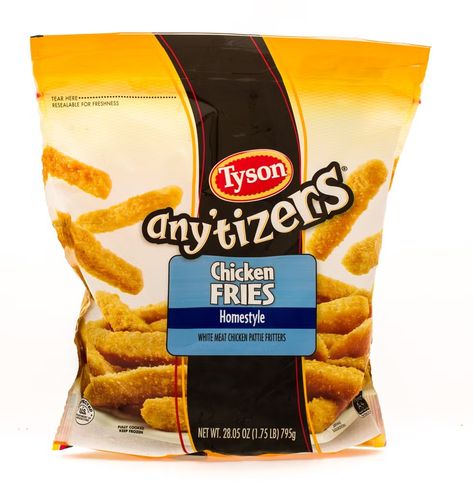 Tyson chicken fries. Fries Air Fryer, Tyson Chicken, Snacks And Appetizers, Chicken Fries, Chef Boyardee, Ideal Shape, Fried Chicken Recipes, Breaded Chicken, White Meat