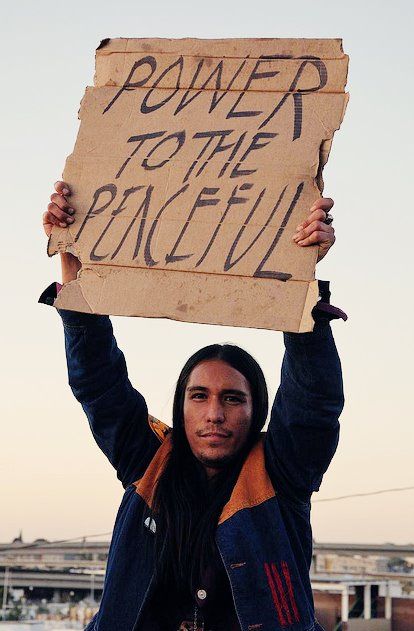 "Power to the Peaceful" Moving On In Life, Protest Signs, Quotes About Photography, Power To The People, Trendy Quotes, Quotes About Moving On, World Peace, New Years Resolution, A Sign