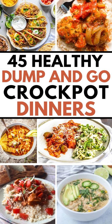 healthy eating on a budget dinner Recipes For The Crockpot, Crockpot Dump Meals, Healthy Fall Recipes Dinner, Dump And Go Crockpot, Crockpot Foods, Crockpot Dinners Healthy, Easy Crockpot Recipes Healthy, Dump Recipes, Chicken Crockpot Recipes Healthy