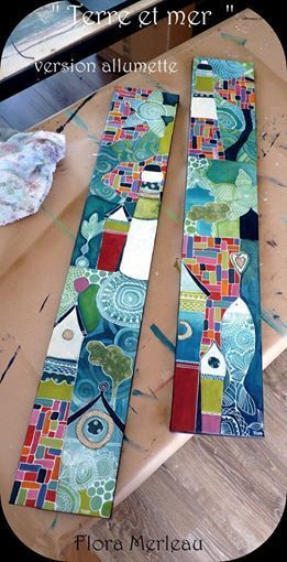 Whimsical Diy, Plank Art, Art Pole, Garden Art Ideas, Stick Art, Intuitive Art, Abstract Art Inspiration, Collaborative Art, Garden Art Diy