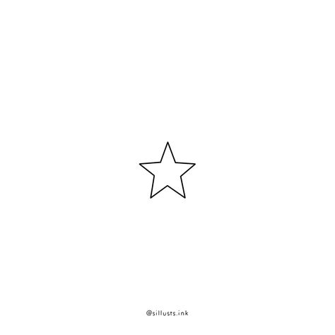 5 Star Tattoo Designs, Star Minimalist Tattoo, Fineline Star Tattoo, Star Line Tattoo, Star Fine Line Tattoo, Star Line Drawing, Munich Tattoo, Fineline Tattoo Minimalist, Tiny Flower Tattoos