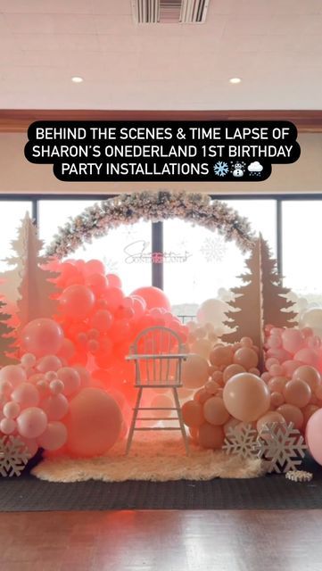 Winter Onederland Backdrop Ideas, Winter Onederland Balloon Garland, Winter Onederland Balloon Arch, Kehlani Birthday, 1st Birthday Party Backdrop, Winter Onederland Backdrop, Onederland Backdrop, Winter Onederland Party Girl, Winter Wonderland Backdrop