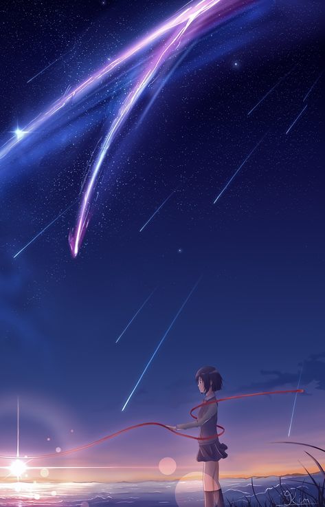 Arpit Bala, Kimi No Na Wa Wallpaper, Wallpaper Japanese, Your Name Wallpaper, Wallpaper 1080p, Wallpaper Matching, Your Name Anime, Wallpaper Sky, 1080p Anime Wallpaper