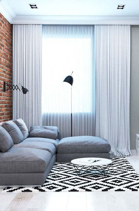 Nesse ambiente integrado o cortineiro embutido fica entre o acabamento de gesso e a madeira Curtain Box, Living Room Blinds, Ceiling Design Living Room, Apartment Balcony Decorating, Home Curtains, Apartment Balconies, False Ceiling, Tv Room, Ceiling Design