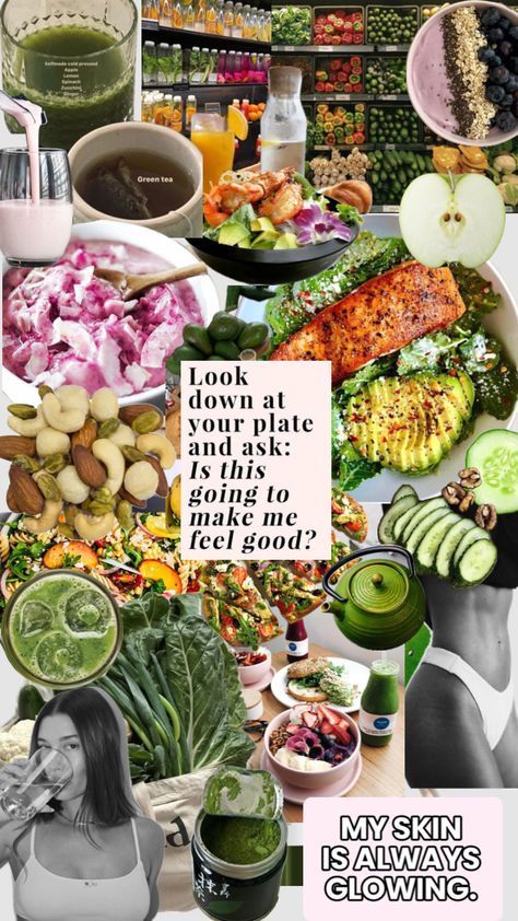 Healty vision board ❤️ Eating Clean Vision Board, Better Health Aesthetic, Nutrition Vision Board, Being Healthy Aesthetic, Weightlossmotivation Vision Board, Eating Healthy Vision Board Ideas, Cooking Vision Board, Health Journey Aesthetic, Healthy Vision Board Pictures