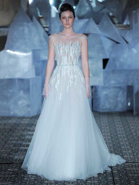 Ice Queen Dress Gowns, Ice Queen Gown, Ice Dress Aesthetic, Ice Queen Wedding Dress, Ice Dress Snow Queen, Glaceon Cosplay, Ice Queen Outfit, Ice Blue Wedding Dress, Queen Dress Gowns