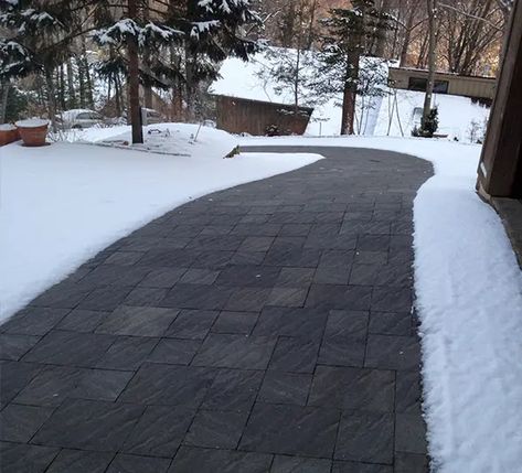 Heated Driveway Cost, Permeable Pavers Driveways, Lottery Jackpot, Heated Driveway, Permeable Pavers, Paver Driveway, Snow Melting, Outdoor Stuff, Mountain Living