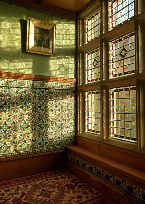 George Armstrong, Casa Vintage, Interior Room, Dream House Interior, House Goals, Pretty House, Dream House Decor, House Inspo, Stained Glass Windows