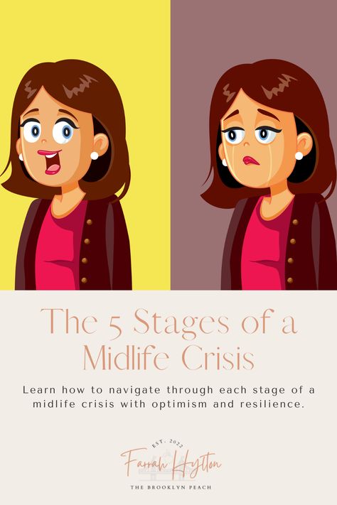 Do you ever find yourself trapped in a midlife rut? Perhaps you’re going through a midlife crisis. In this article, we unravel the mystery behind the infamous midlife crisis in women and help you navigate through the stages of a midlife crisis with style and grace. #midlifeawakening #midlife #midlifeblog https://farrahhylton.com/midlife-crisis-stages/ Midlife Crisis Husband, Mid Life Crisis Quotes, Midlife Crisis Women, Quotes About Midlife Crisis, Mid Life Crisis Women, Signs Of Midlife Crisis In Men, Women Midlife Crisis, Midlife Crisis Quotes, Midlife Crisis