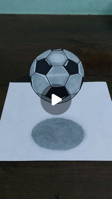 Mohit Kashyap on Instagram: "⚽️ 3D ILLUSION DRAWING 💥" 3d Illusion Drawing, Illusion Drawings, 3d Illusion, 3d Drawings, Art Projects, Drawings, On Instagram, Quick Saves, Instagram