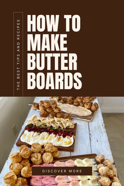 This is my ultimate guide to making amazing butter boards. I include 6 different ideas for simple boards as well what items I love to pair them with. Butter boards. Butter boards charcuterie. Butter boards ideas. Butter board recipes. Butter boards Christmas. Butter boards sweet. Butter boards for thanksgiving. Butter boards for the fall. Butter boards for Christmas. Butter boards for parties. Butter boards with figs. What to serve with butter boards. Butter board with Jam. Cream cheese. Butter Board Sweet, How To Serve Butter At A Party, Butter Boards Recipes, Butter Board Recipes, Butter Boards Ideas, Dessert Butter Board, Thanksgiving Butter, Boards For Parties, Christmas Butter