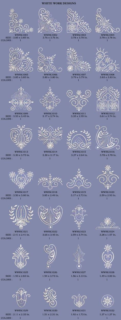 Decorative White Motif - Machine Embroidery Design on Behance White Tattoos, Tasteful Tattoos, Henna Tattoos, Pola Sulam, Henna Patterns, Upload Image, White Tattoo, 자수 디자인, Mehandi Designs