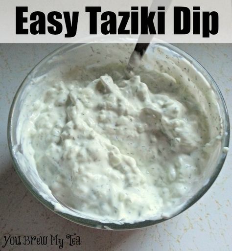 This Easy Taziki Dip takes minutes to prepare and is great for snacks and of course going with our great Shawarma style chicken! Taziki Recipe, Taziki Dip, Healty Meals, Tzatziki Dip, Veggie Ideas, Clean Eating Plans, Beachbody Recipes, Greek Flavors, 21 Day Fix Meals