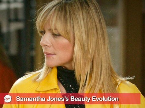 Kim Cattrall, Samantha Jones, Wispy Bangs, Long Layered Hair, Good Hair Day, Carrie Bradshaw, Hair And Makeup, Layered Hair, About Hair