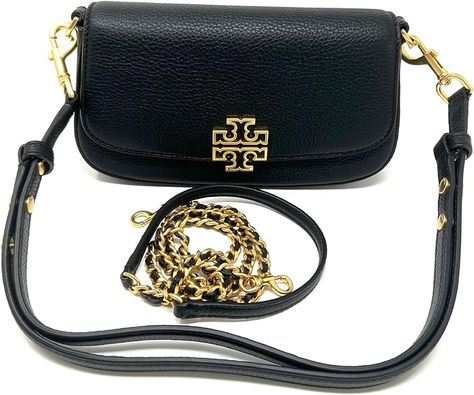 Tory Burch 138772 Britten Convertible Crossbody Bag in Black Insta Photos, Convertible Crossbody Bag, Amazon Products, Amazon Shopping, Black Cross Body Bag, Crossbody Bags, Tory Burch, Convertible, Crossbody Bag