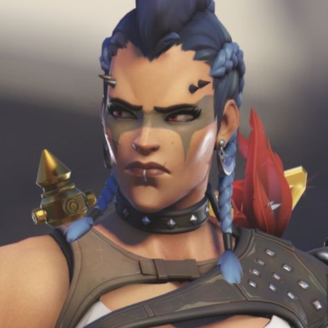 Junker Queen Pfp, Junker Queen Icon, Junker Queen Fanart, Junker Queen Overwatch, Junker Queen, Overwatch Characters, Fictional Women, Cool Tattoo Drawings, Buff Women