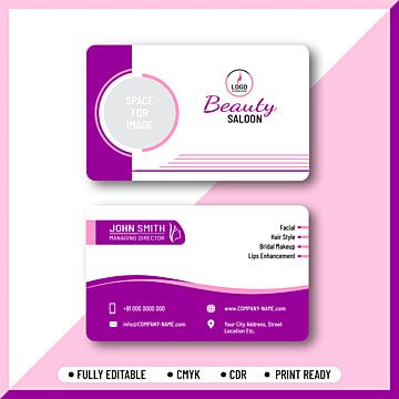 corporate,black,business card,clean,color,colorful,colour,colourful,designer,elegant,name card,pattern,pink,print,professional,simple,stylish,template,unique,white,modern,print file,printing,layout,visiting card,template,beautiful,luxury,corporate id,identity,beauty parlour,beauty parlor,salon,saloon,fashion Business Card Design Ideas Templates, Parlour Template, Ppt Ideas, Id Identity, Identity Card Design, Salon Business Card, Visiting Card Templates, Beauty Salon Business Cards, Corporate Id