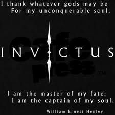 . Invictus Tattoo, Captain Of My Soul, William Ernest Henley, Simple Arm Tattoos, Athlete Quotes, Dark Academia Wallpaper, Latin Quotes, Life Coach Quotes, Success Principles